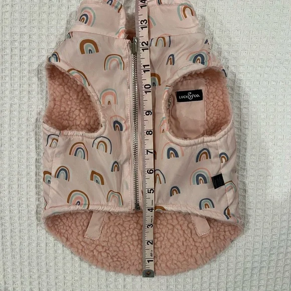 Lucy & Co In The Clouds print dog jacket - Picture 2 of 7